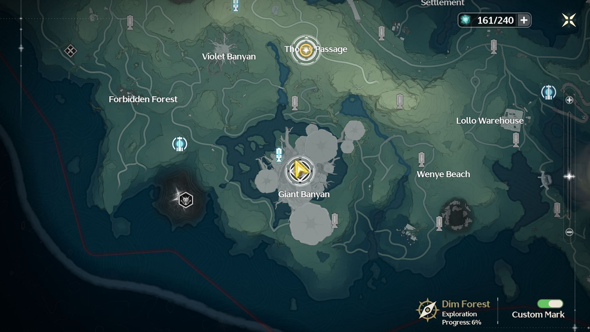 Feilian Beringal location (Image via Kuro Games)